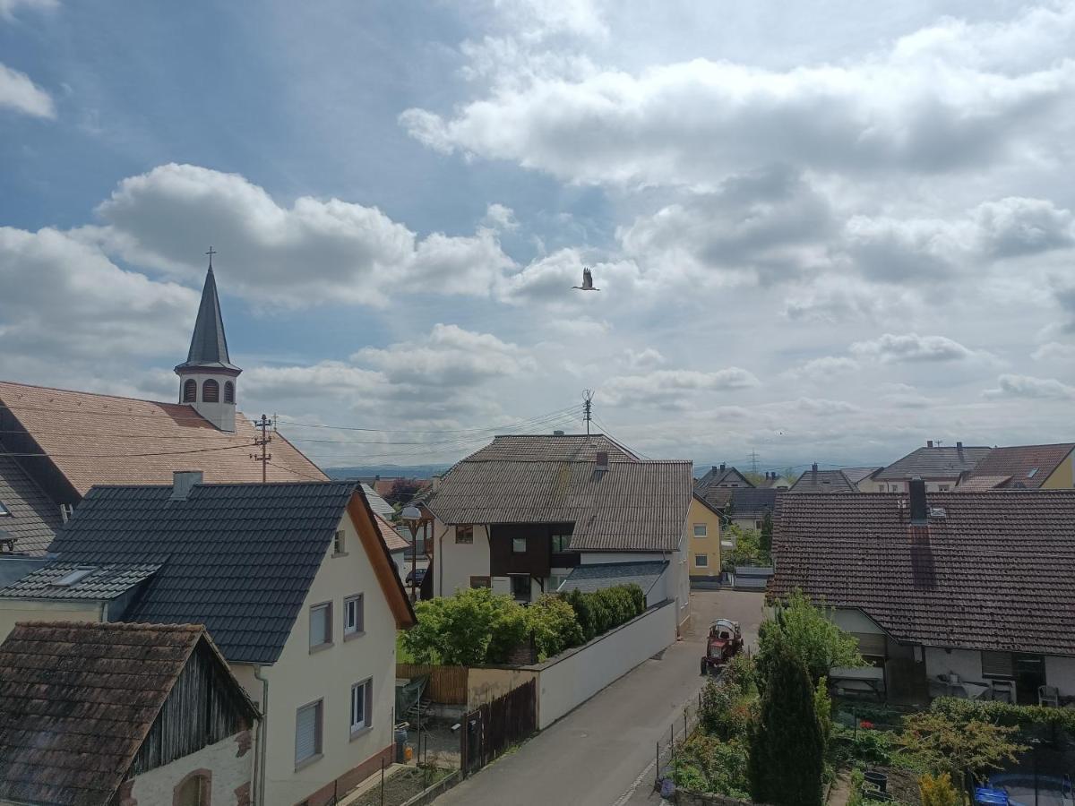 Ferienwohnung Sonnenschein Rheinhausen Dış mekan fotoğraf