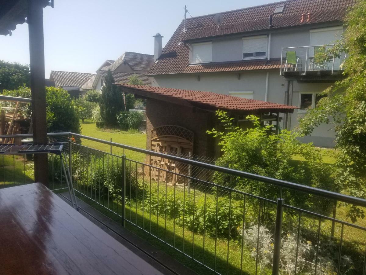 Ferienwohnung Sonnenschein Rheinhausen Dış mekan fotoğraf